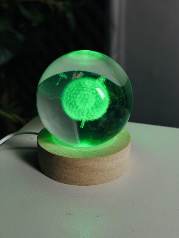 3D Color Changing LED Crystal Ball – Dandelion Price in Bangladesh,