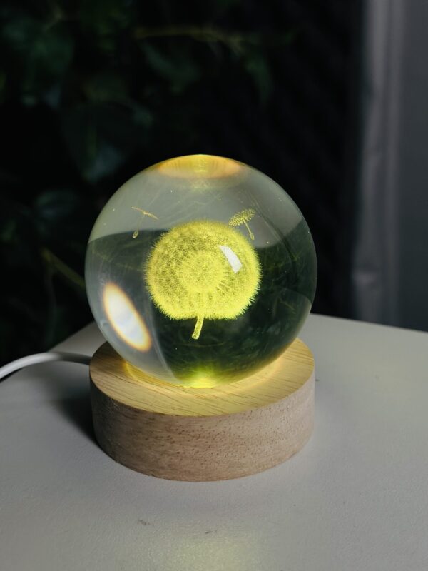 3D Color Changing LED Crystal Ball – Dandelion Price in Bangladesh,