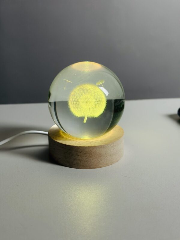 3D Color Changing LED Crystal Ball – Dandelion Price in Bangladesh,