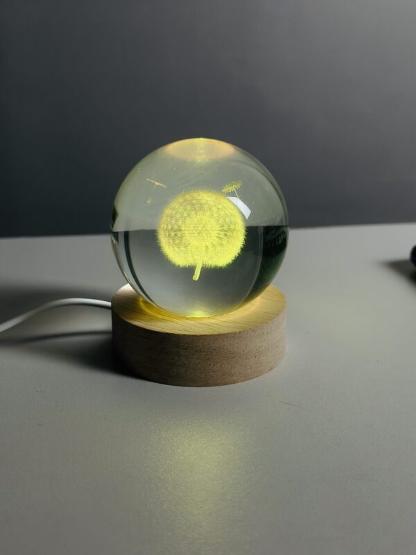 3D Color Changing LED Crystal Ball – Dandelion Price in Bangladesh,