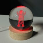 Color Changing LED 3D Crystal Ball – Astronaut Price in Bangladesh,