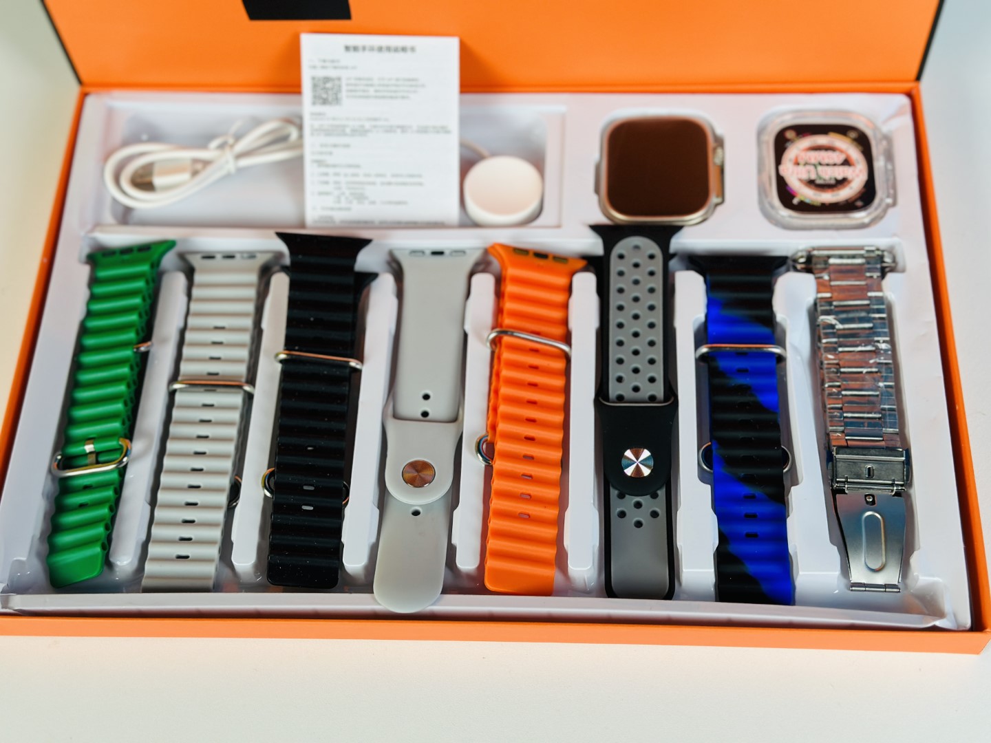 Y80 Ultra Smartwatch with 8 Strap Price In Bangladesh