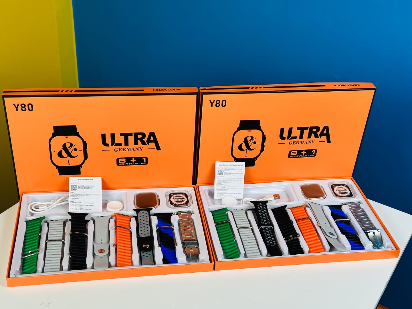 Y80 Ultra Smartwatch with 8 Strap Price In Bangladesh