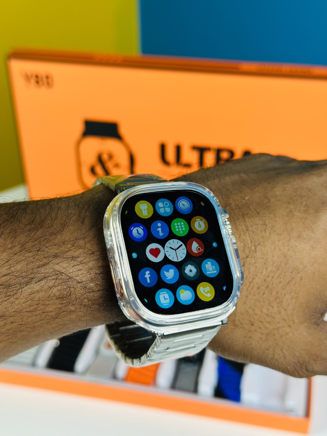 Y80 Ultra Smartwatch with 8 Strap Price In Bangladesh