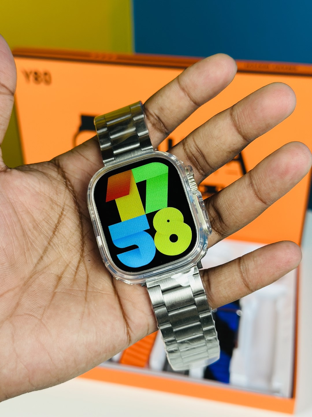 Y80 Ultra Smartwatch with 8 Strap Price In Bangladesh