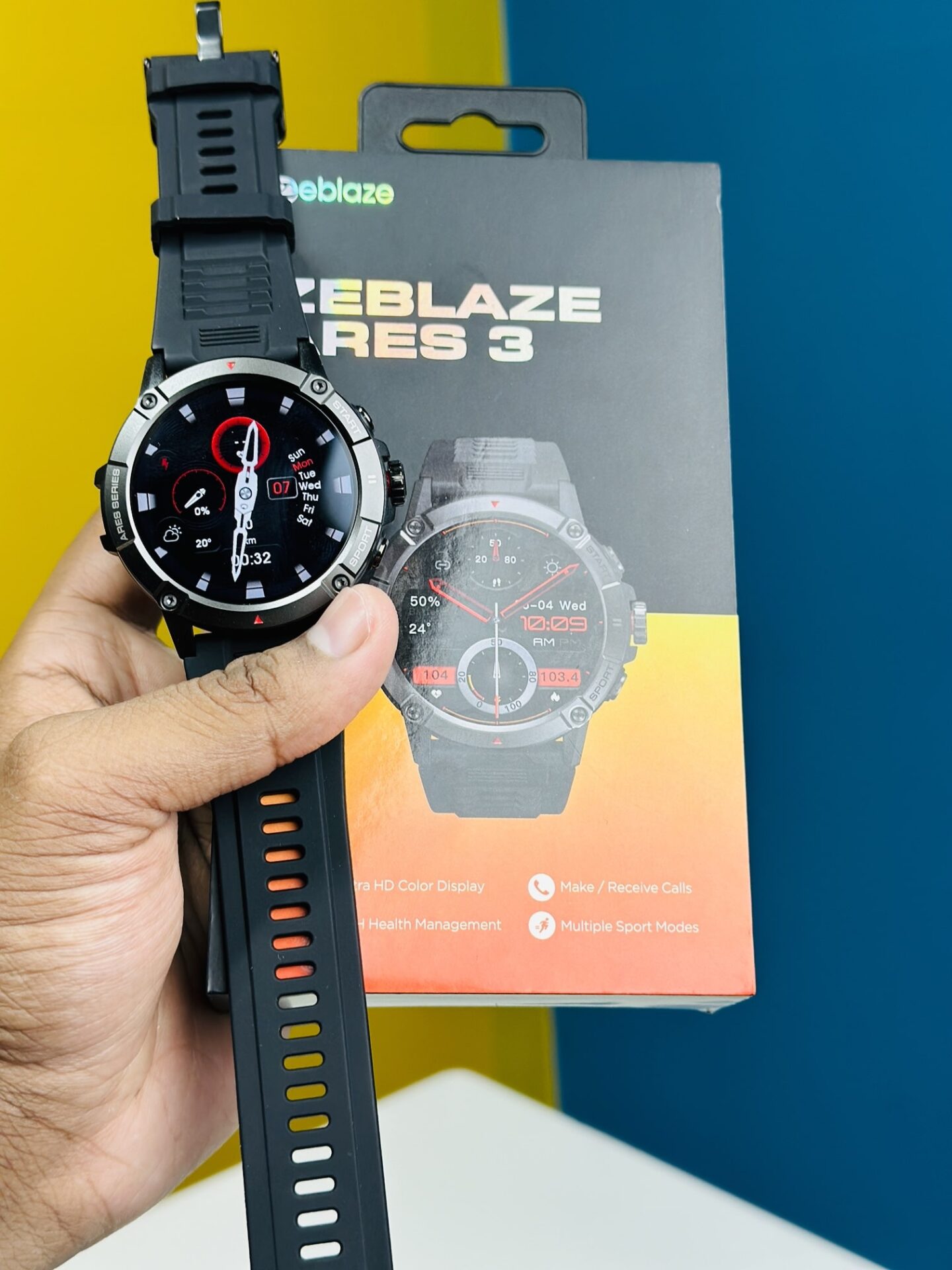 Zeblaze Ares 3 Rugged Bluetooth Calling Smart Watch Price in Bangladesh,