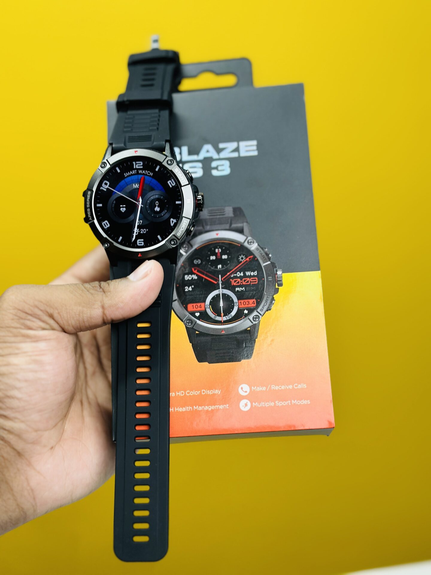 Zeblaze Ares 3 Rugged Bluetooth Calling Smart Watch Price in Bangladesh,