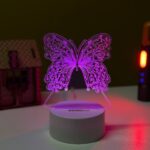 GearUP Acrylic Multicolor Butterfly Night Lamp Price In Bangladesh