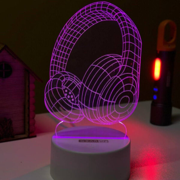 GearUP Acrylic Multicolor Headphone Night Lamp Price In Bangladesh