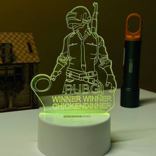 GearUP Acrylic Multicolor PUBG Night Lamp Price In Bangladesh