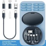 Meke M-11 60W Multifunction 6-In-1 Charging Data Cable Set