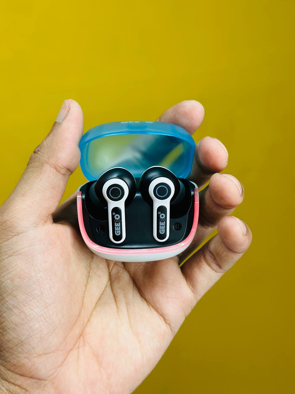 Geeoo T10 RGB ENC TWS Earbuds Geeoo T10 RGB ENC TWS Earbuds Price in Bangladesh